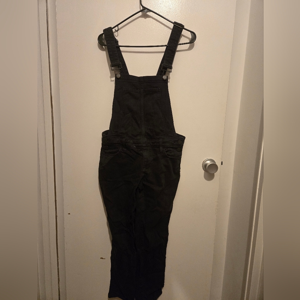 Paige Black Denim Overalls